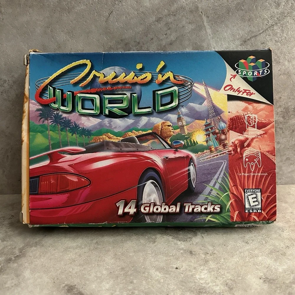 Cruis'n World N64 Complete In Box CIB Nintendo 64 w/ Manual Authentic